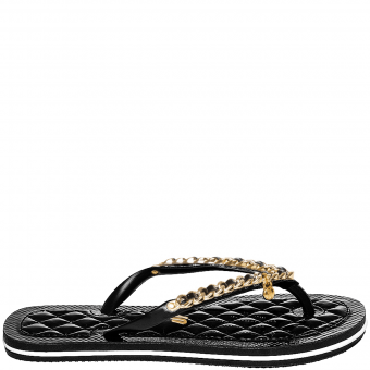CHINELO 0106.0D67 MATELASSE CORRENTE DOURADA SANTA LOLLA - Código 107337-1744