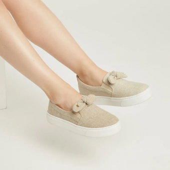 TENIS 01AC.19A7 SLIP ON NOZINHO CAIXA BAIXA SANTA LOLLA