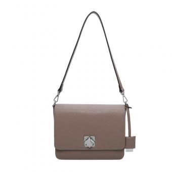 BOLSA 0452.2FE1 FIVELA QUADRADA PRATA LADO SANTA LOLLA
