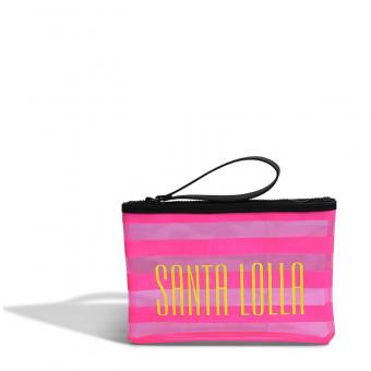 CLUTCH 0450.3580 NEON LISTRADA PLASTICO SANTA LOLLA
