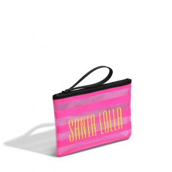 CLUTCH 0450.3580 NEON LISTRADA PLASTICO SANTA LOLLA