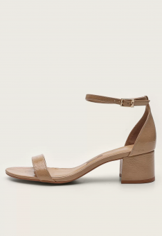 SANDALIA 04AA.2DE3 COURO SALTO BAIXO QUADRADO FEM SANTA LOLLA