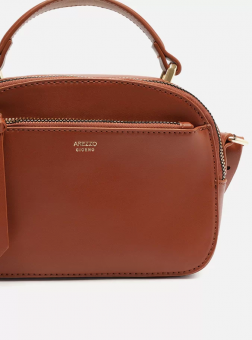 BOLSA A571002361 TIRACOLO COURO REDONDA MEDIA FEM AREZZO