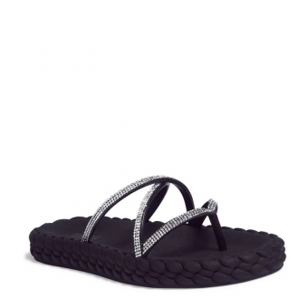 RASTEIRA 0670.43DE BORRACHA C/TIRAS BRILHO FEM SANTA LOLLA