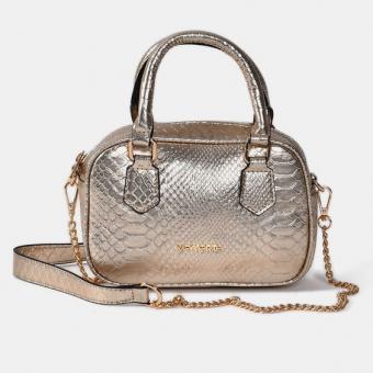 BOLSA B250501 CROCO METALIZADA ALÇA FEM VIA MARTE - Código 115372-100