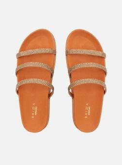 SANDALIA Z191110008 PAPETE C/TIRAS BRILHO FEM AREZZO