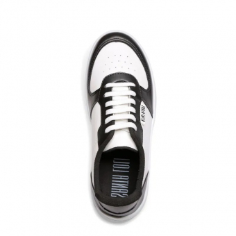 TENIS 0710.41A4 COURO C/CADARÇO DETALHE CROCO FEM SANTA LOLLA