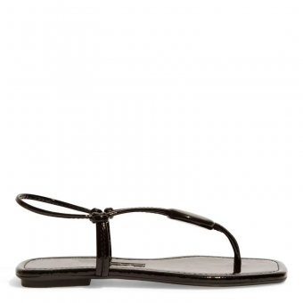 RASTEIRA 0561.34C8 VERNIZ TIRAS COURO ABERTA FEM SANTA LOLLA - Código 116393-3489