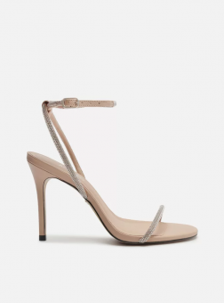 SANDALIA A126630081 SALTO FINO STRASS C/AMARRAÇÃO FEM AREZZO - Código 116407-5