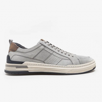 TENIS 240601 COURO C/CADARÇO PERFURADO MASC DEMOCARATA - Código 116419-9