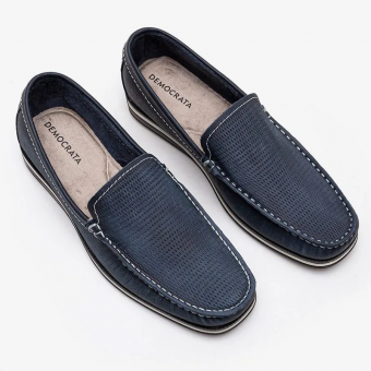 MOCASSIM 13520 PERFURADO C/COSTURA MASC DEMOCRATA
