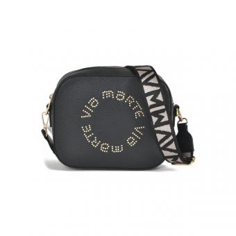 BOLSA B2-513 COURO ESCRITO REDONDO FEM VIA MARTE