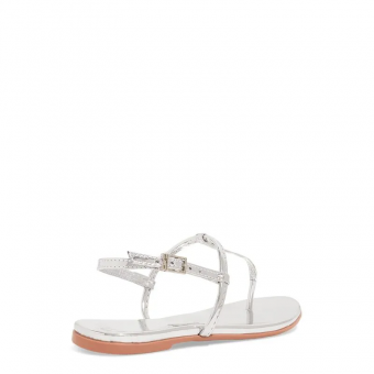 RASTEIRA 362.2372 ABERTA TIRAS COURO METALIZADA FEM SANTA LOLLA