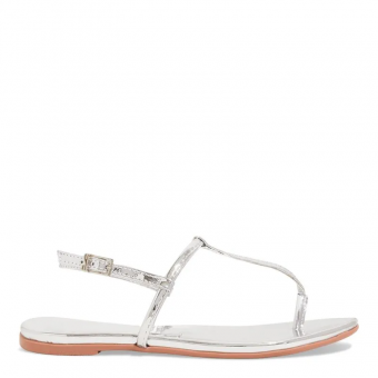 RASTEIRA 362.2372 ABERTA TIRAS COURO METALIZADA FEM SANTA LOLLA - Código 118374-3706