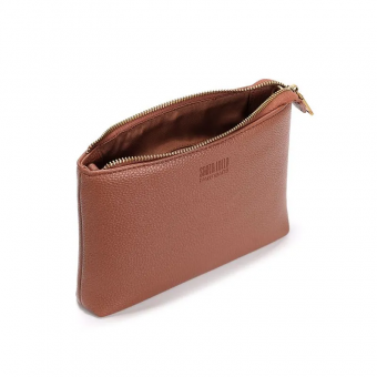 CLUTCH 0450.46BC MEDIA COURO C/ZIPER FEM SANTA LOLLA