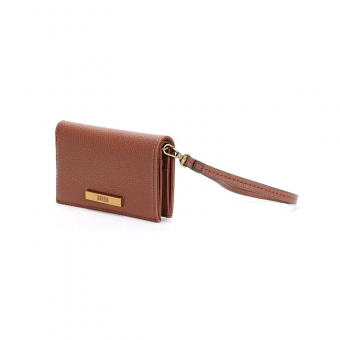 CARTEIRA 0471.4710 PEQUENA COURO LOGO METAL FEM SANTA LOLLA