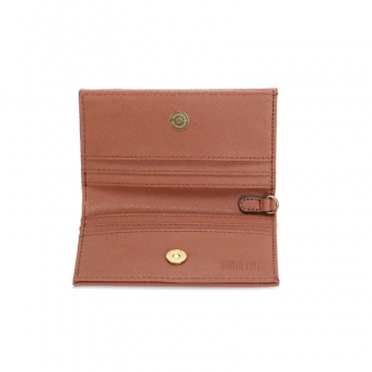 CARTEIRA 0471.4710 PEQUENA COURO LOGO METAL FEM SANTA LOLLA