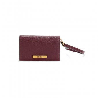 CARTEIRA 0471.4710 PEQUENA COURO LOGO METAL FEM SANTA LOLLA