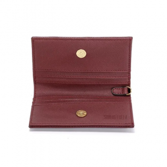 CARTEIRA 0471.4710 PEQUENA COURO LOGO METAL FEM SANTA LOLLA