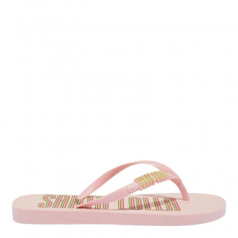 CHINELO 06C1.4C53 BORRACHA ESCRITO COLORIDO FEM SANTA LOLLA - Código 118585-3797