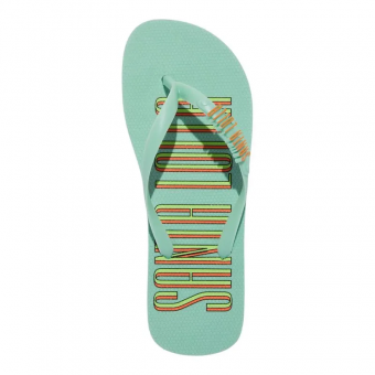 CHINELO 06C1.4C53 BORRACHA ESCRITO COLORIDO FEM SANTA LOLLA