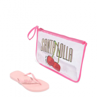 CHINELO 0342.4C50 BORRACHA C/BOLSA PLASTICO FEM SANTA LOLLA