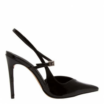 SCARPIN 0284.50AB VERNIZ RECORTES SALTO FINO SANTA LOLLA - Código 119186-3489