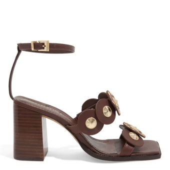 SANDALIA 061F.4E23 MEDALHAS SALTO BLOCO SANTA LOLLA - Código 119187-3889