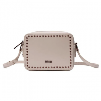 BOLSA 0470.48D6 COURO QUADRADA COM TAXAS SANTA LOLLA - Código 119446-3729