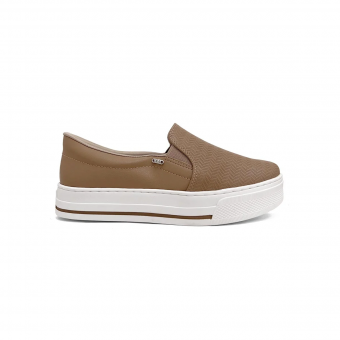 TÊNIS 027-027-02 SLIP ON TEXTURIZADO FEM VIA MARTE - Código 120770-67