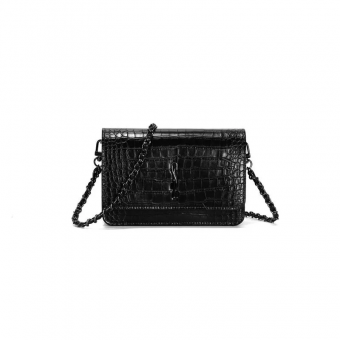BOLSA 0470.5119 CROCO LOGO CHUMBO PEQUENA LADO SANTA LOLLA - Código 121777-2623