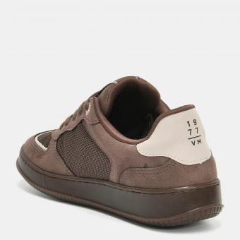 TENIS 362-015-03 CAMURÇA MARROM DETALHE BRANCO VIA MARTE